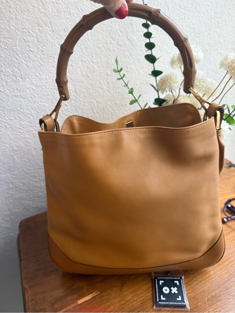 GUCCI calfskin leather shoulder tote bag authenticity included !! - Picture 10 of 15